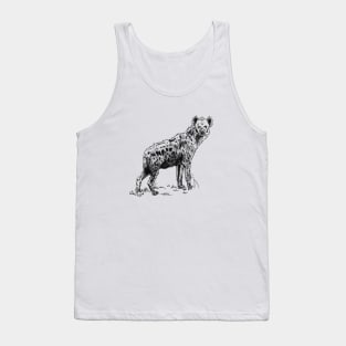 Hyena Ink Drawing Tank Top